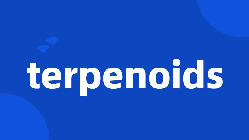 terpenoids