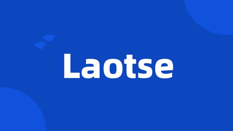 Laotse