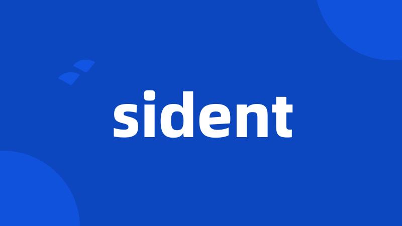 sident