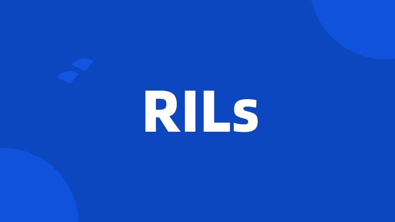 RILs