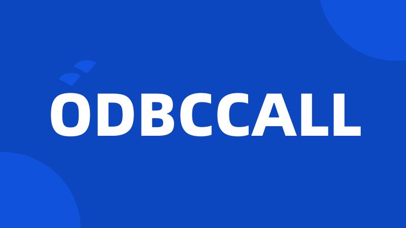 ODBCCALL