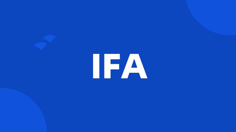 IFA