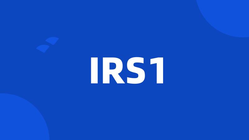 IRS1