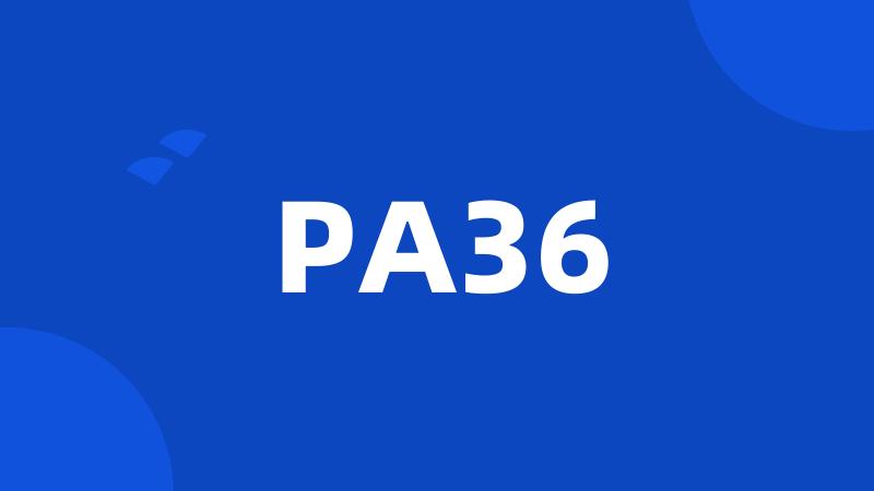 PA36