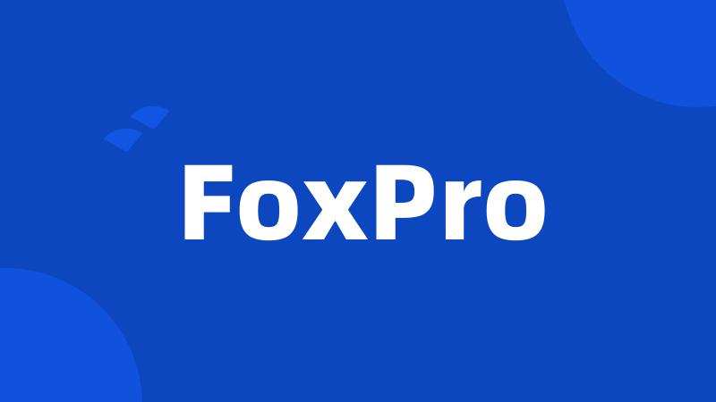 FoxPro