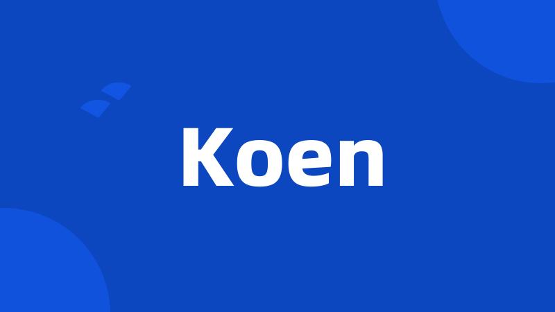 Koen