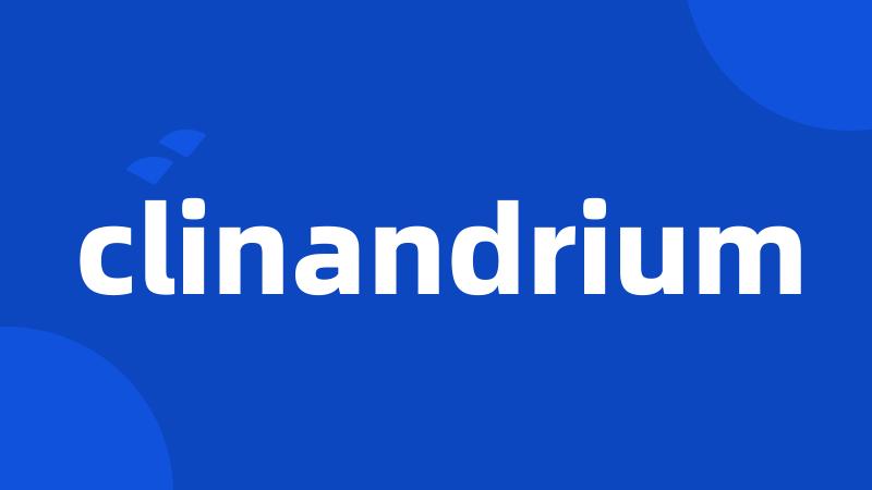 clinandrium