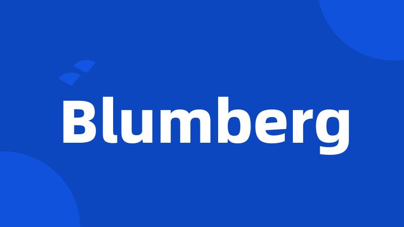 Blumberg