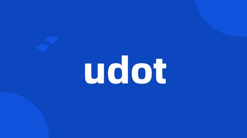 udot