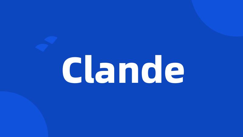 Clande