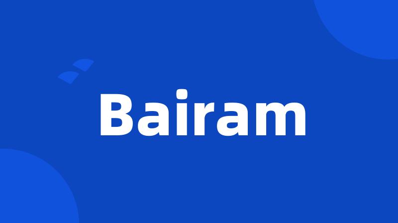 Bairam