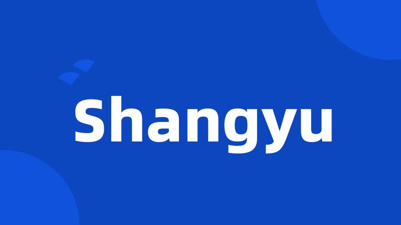 Shangyu