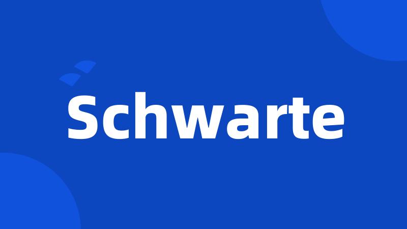 Schwarte