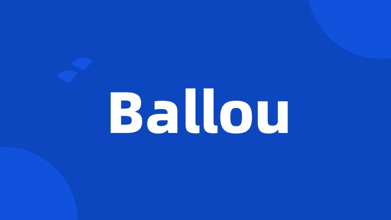 Ballou