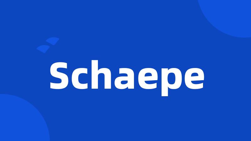 Schaepe