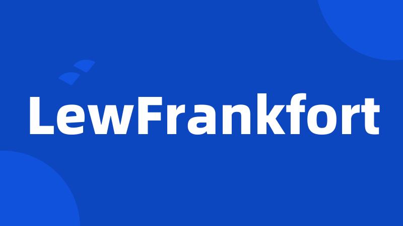 LewFrankfort