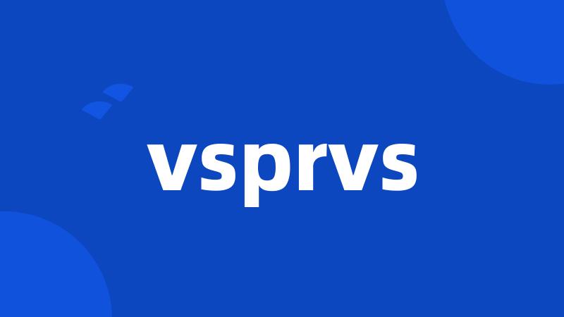 vsprvs