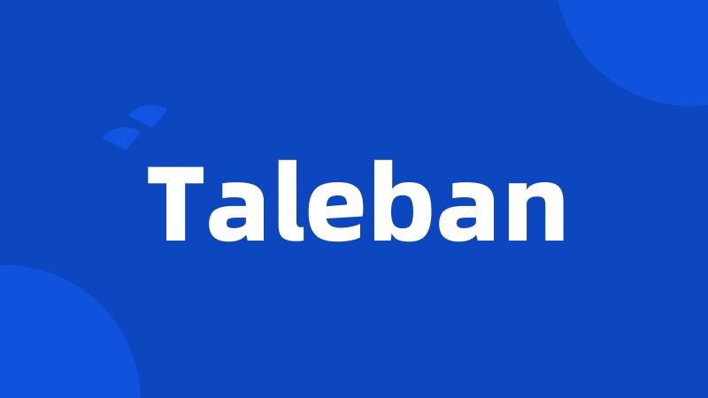 Taleban