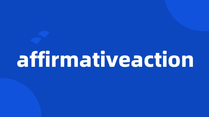 affirmativeaction