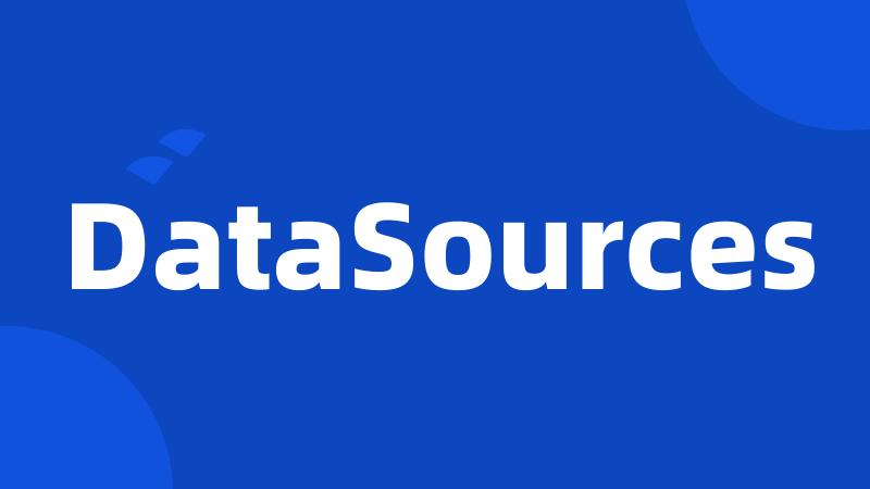 DataSources