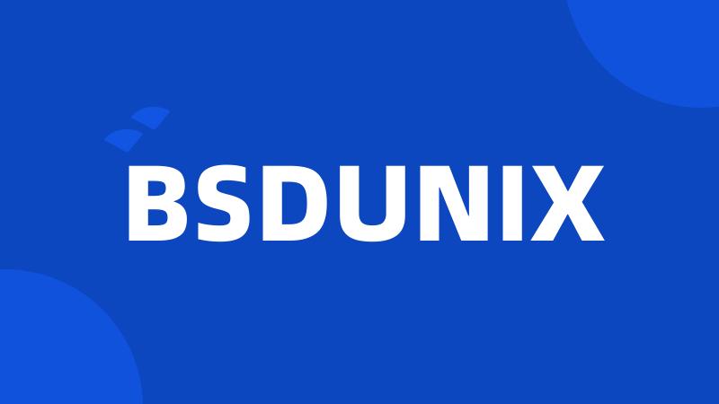 BSDUNIX