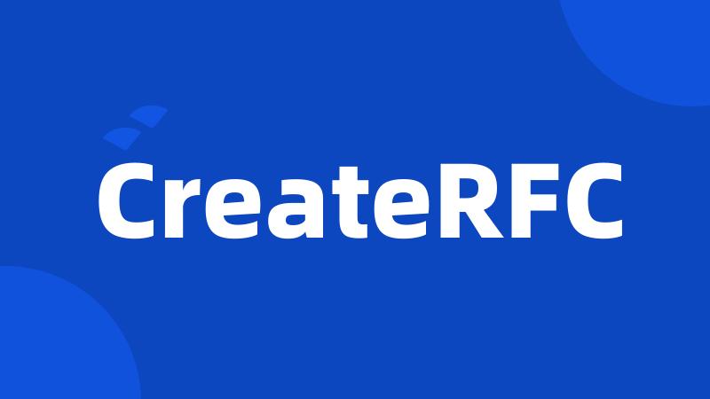 CreateRFC