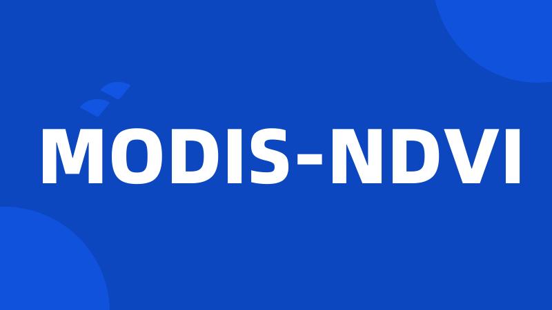 MODIS-NDVI