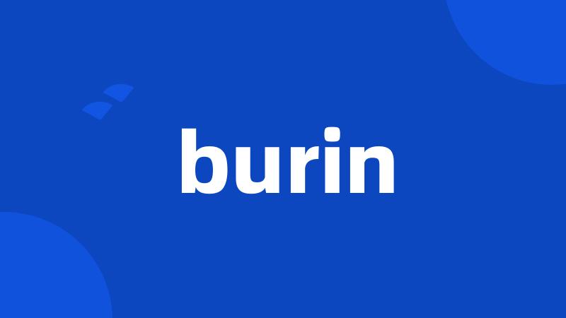 burin