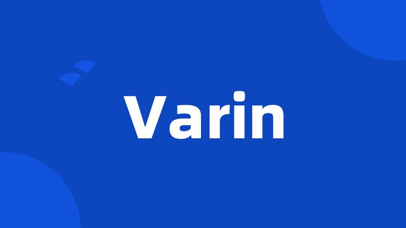 Varin