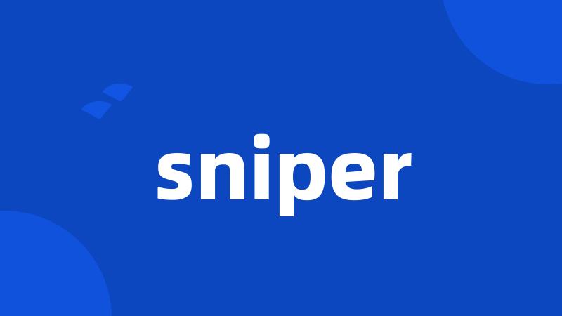 sniper