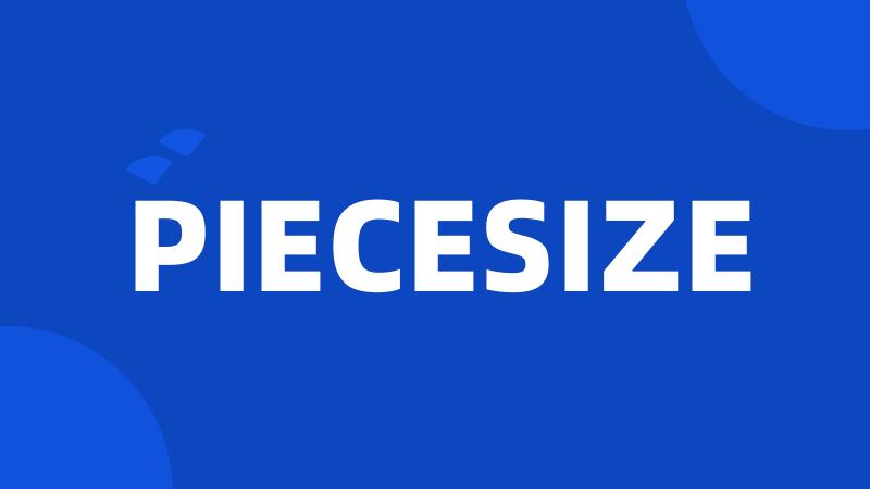 PIECESIZE