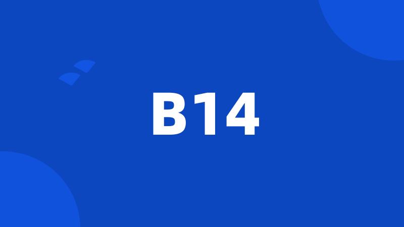 B14