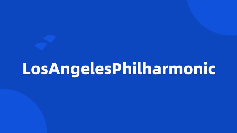 LosAngelesPhilharmonic