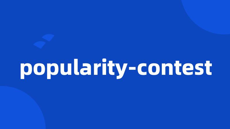 popularity-contest