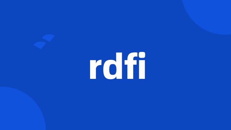 rdfi