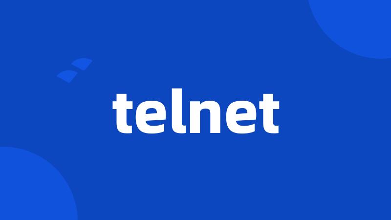 telnet