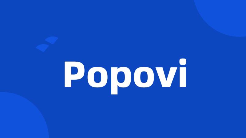 Popovi