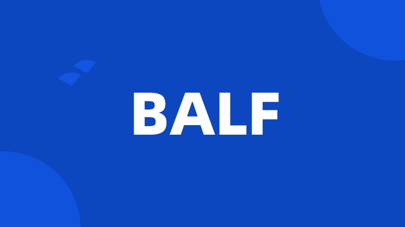 BALF