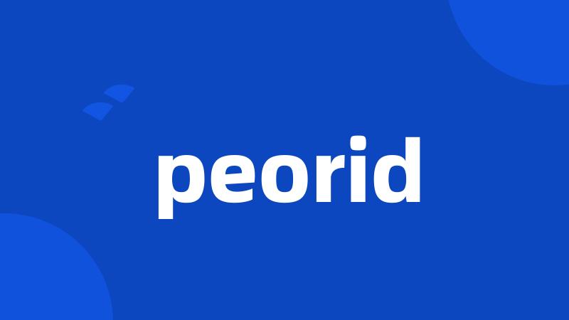 peorid