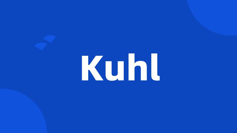 Kuhl