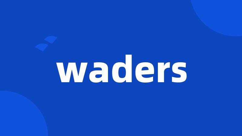 waders