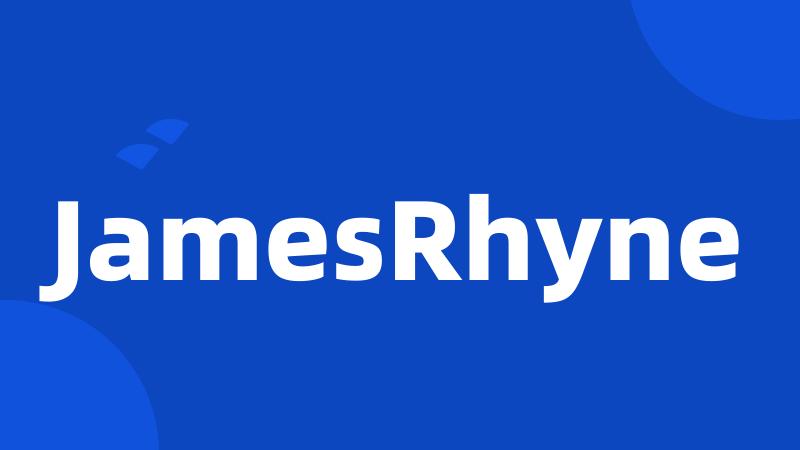 JamesRhyne