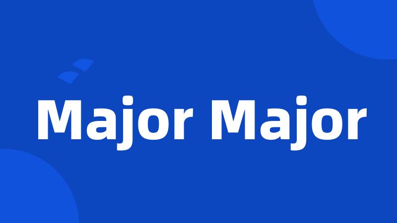 Major Major