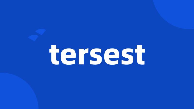 tersest