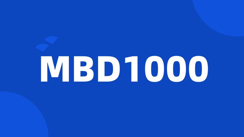 MBD1000