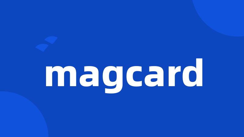 magcard