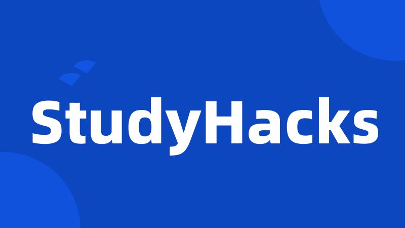 StudyHacks