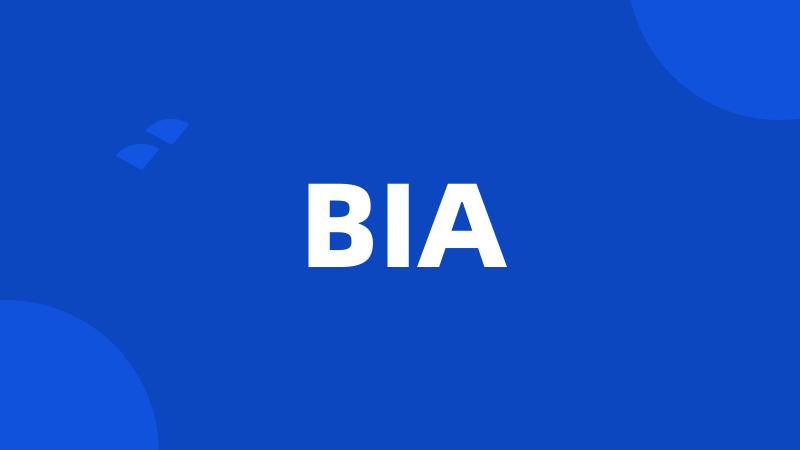 BIA