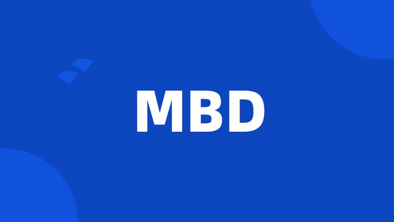 MBD