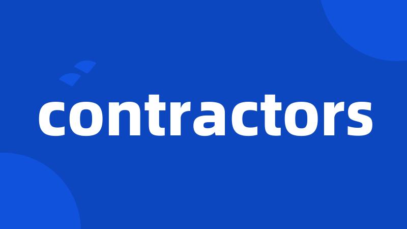 contractors